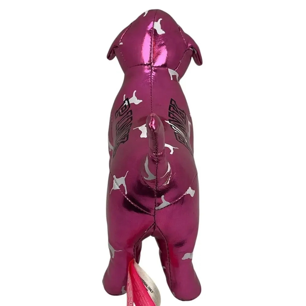 Victoria Secret Metallic Pink Plush Collectors Dog Logo Plush